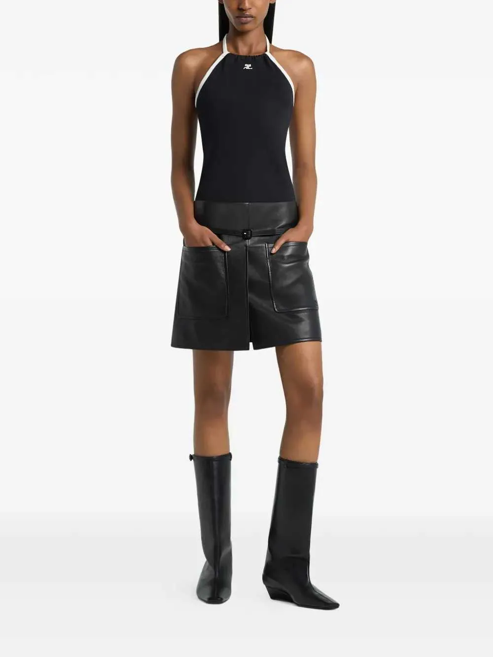 Tank Top With Tie Back sold by Wanan Luxury product image thumbnail 2