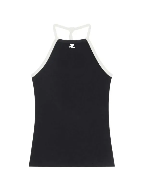Tank Top With Tie Back made by Courreges