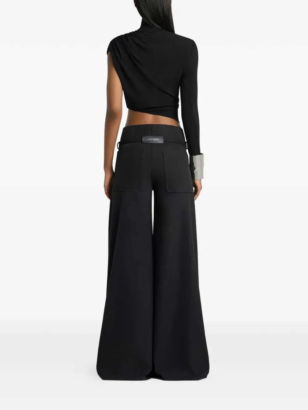 Asymmetrical Crop Top sold by Wanan Luxury product image thumbnail 4