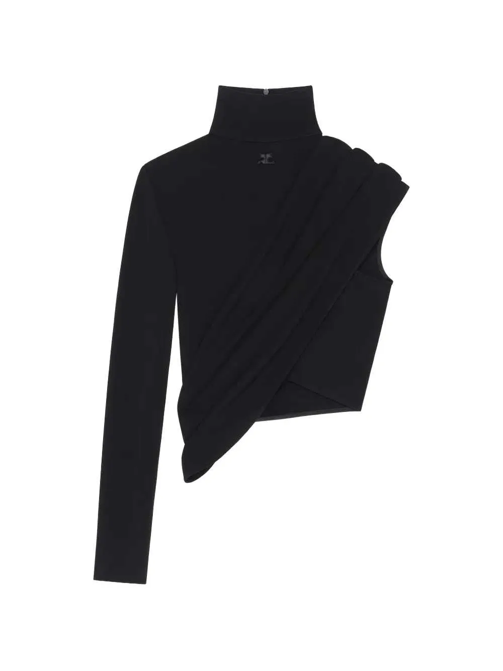 Asymmetrical Crop Top sold by Wanan Luxury