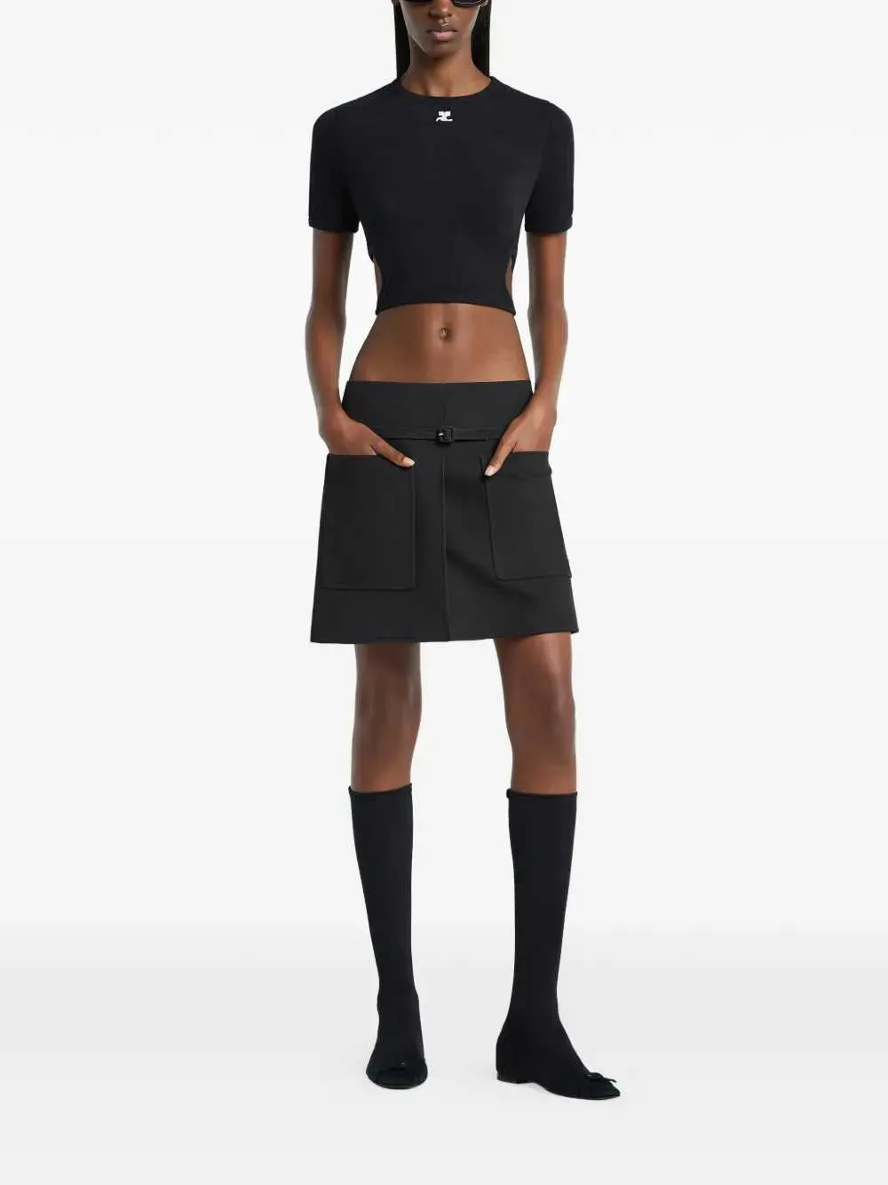 Cut-Out T-Shirt sold by Wanan Luxury product image thumbnail 2