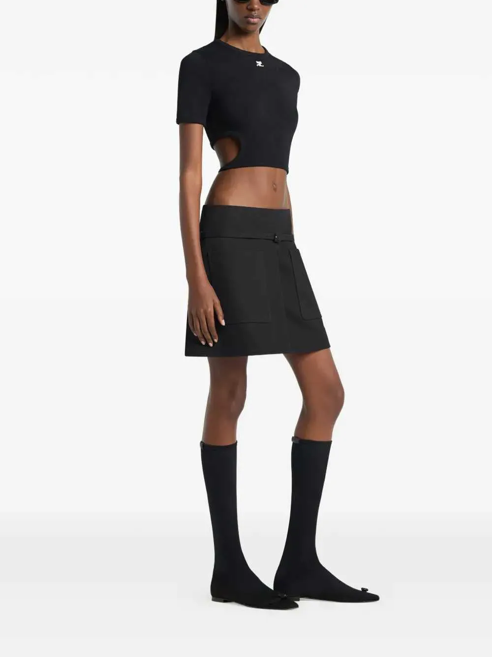 Cut-Out T-Shirt sold by Wanan Luxury product image thumbnail 3
