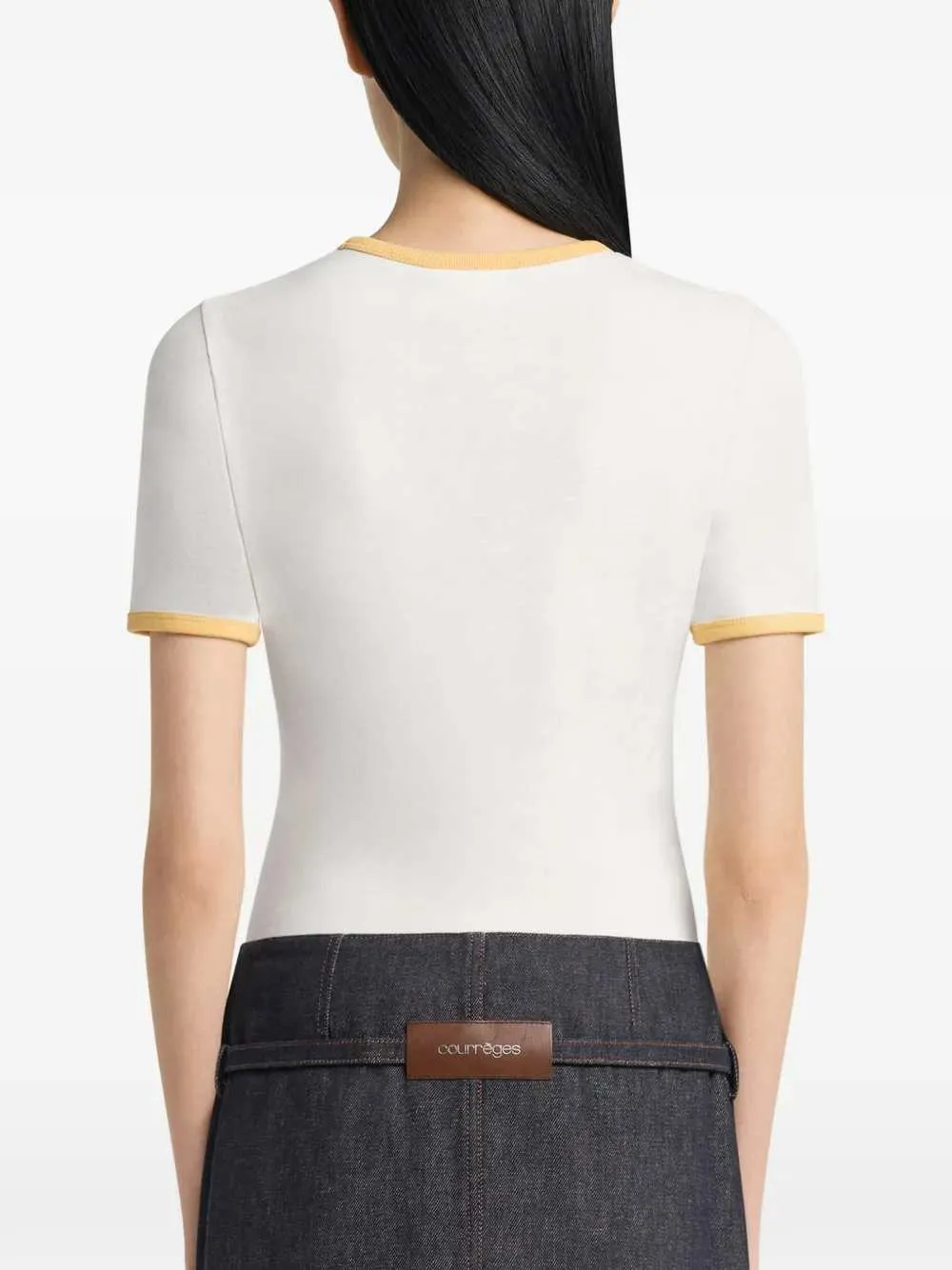 T-Shirt With Contrasting Trim sold by Wanan Luxury product image thumbnail 4