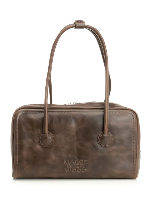 Soft Boston Shoulder Bags Brown made by Marge Sherwood