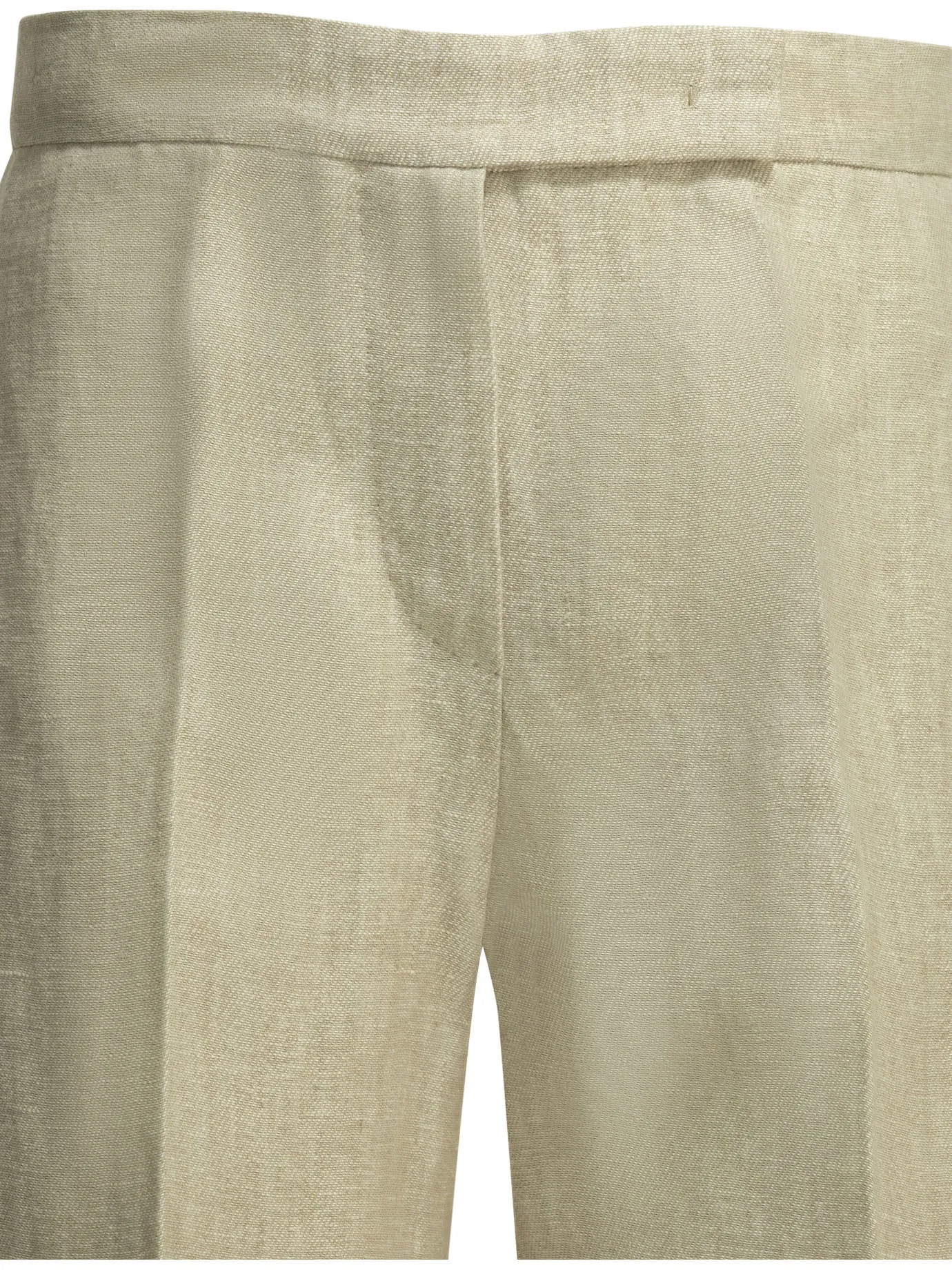 Linen Tailored Pants Trousers Beige sold by Wanan Luxury product image thumbnail 3