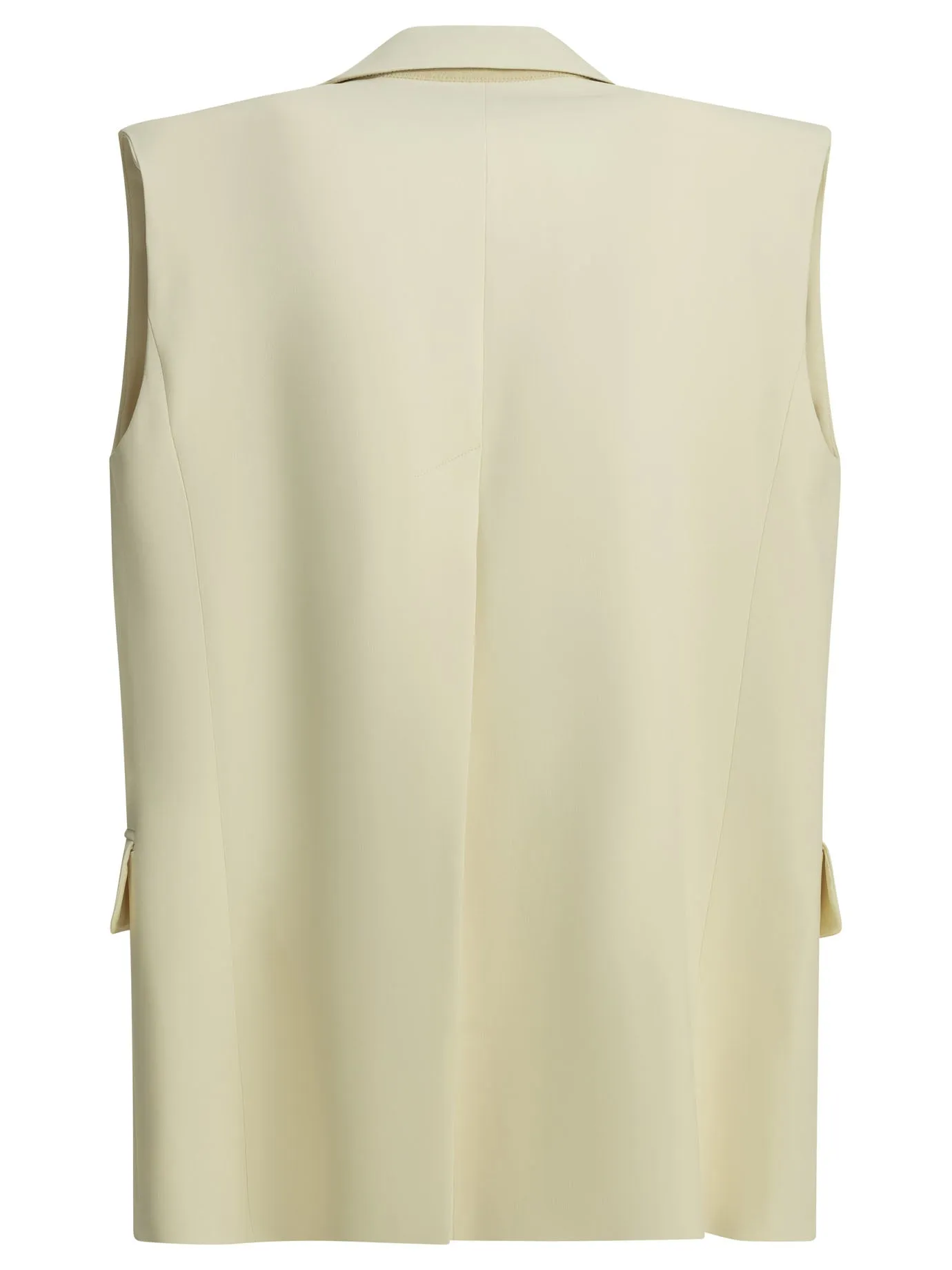 Two-Piece Sleeveless Blazer Jackets And Coats White sold by Wanan Luxury product image thumbnail 2