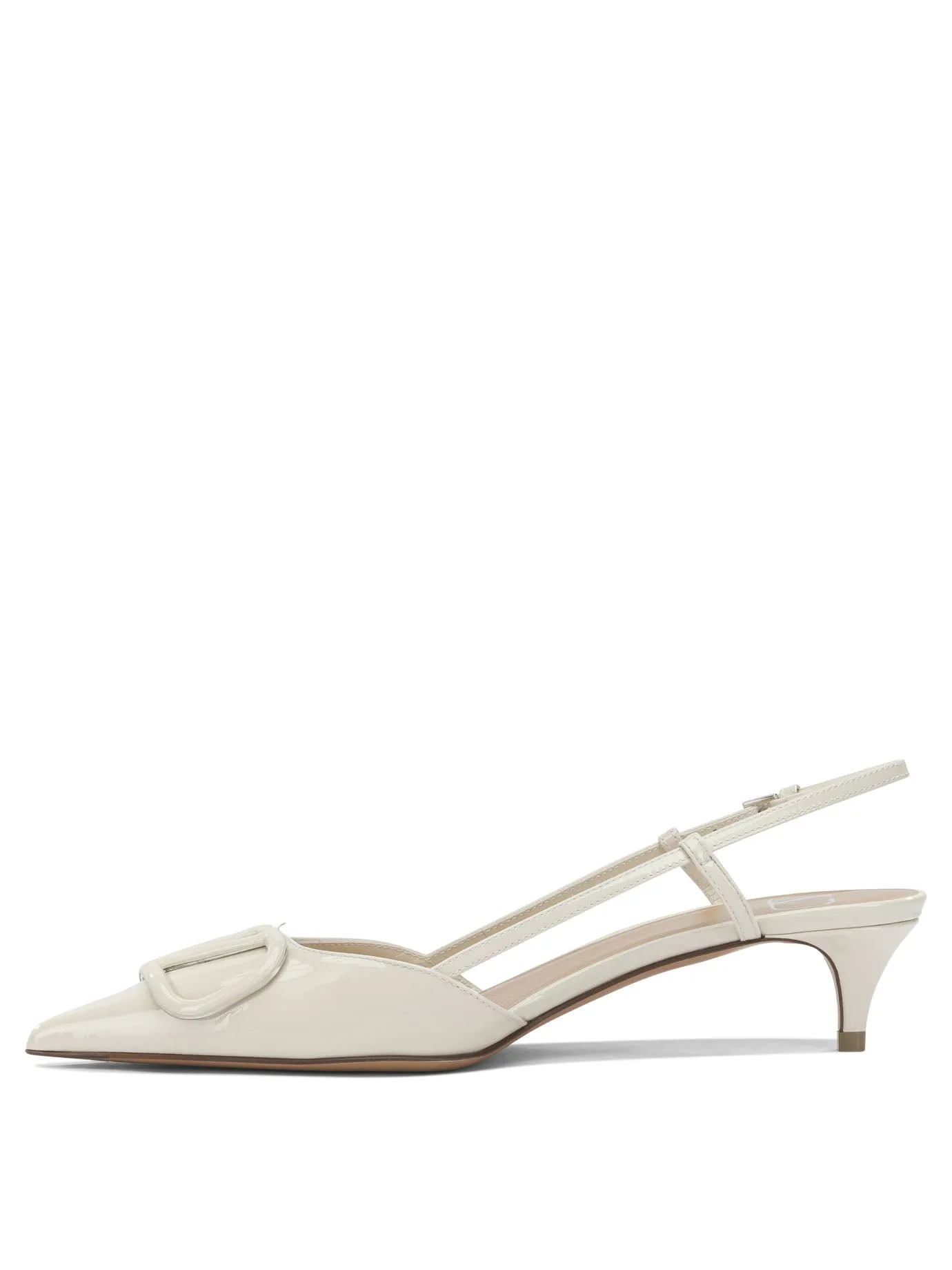 Slingback Vlogo 40mm Heeled Shoes White sold by Wanan Luxury product image thumbnail 3