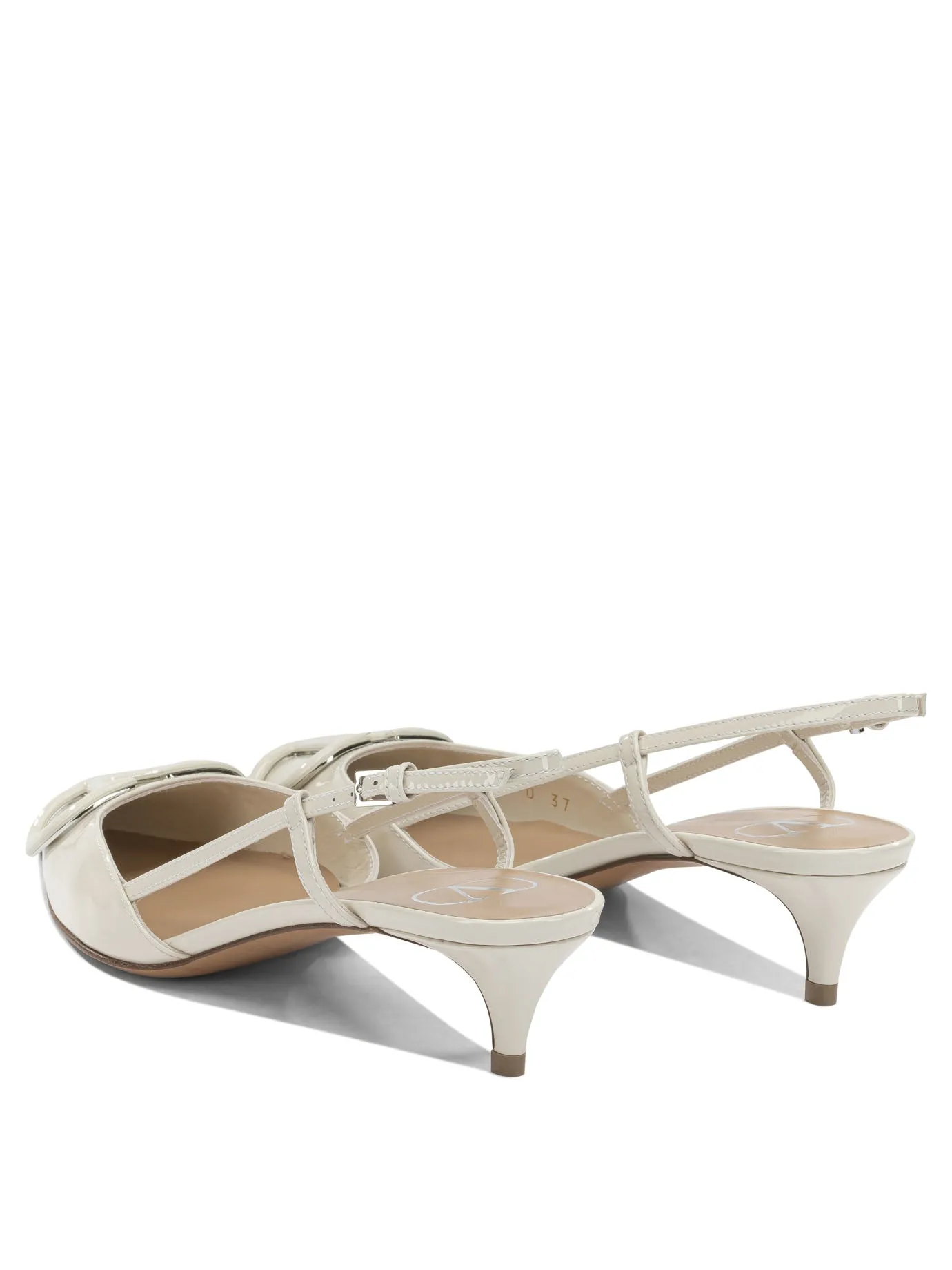 Slingback Vlogo 40mm Heeled Shoes White sold by Wanan Luxury product image thumbnail 4