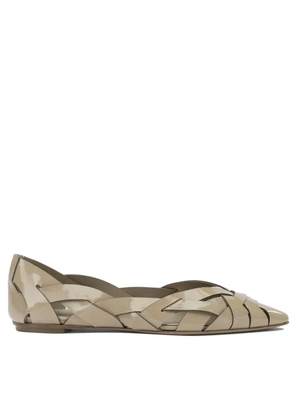 Ballerinas Beige made by Wanan Luxury