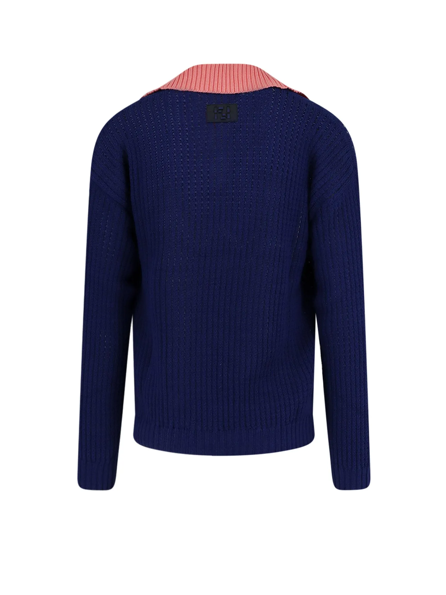 Cotton Sweater With Contrasting Collar sold by Wanan Luxury product image thumbnail 2