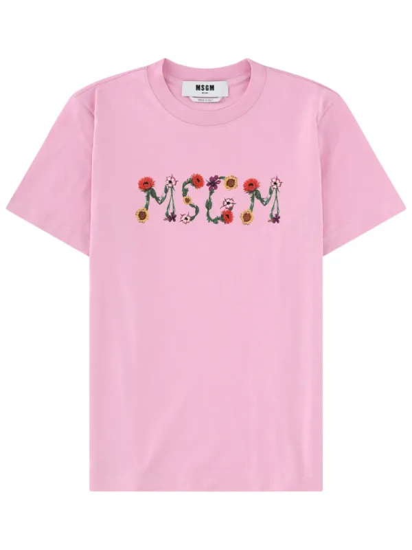 T-Shirt Con Logo made by MSGM