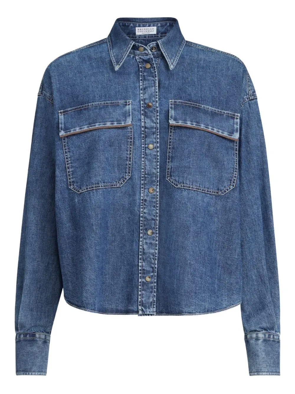 Denim Cotton Shirt sold by Wanan Luxury