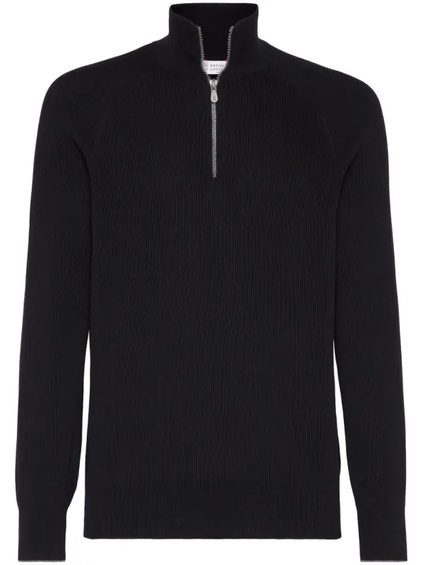Cotton Turtle-Neck Sweater made by Brunello Cucinelli