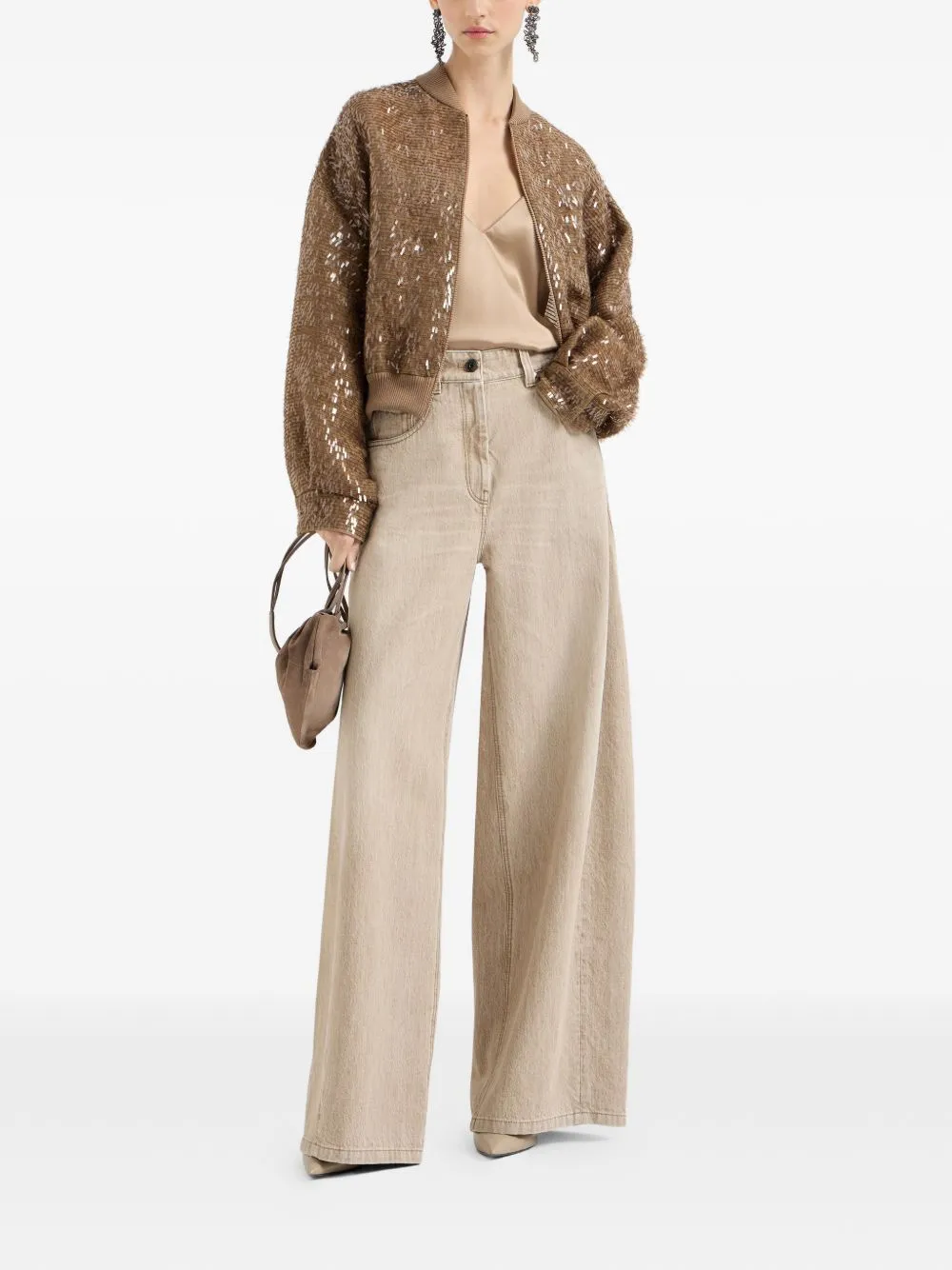 Silk Bomber Jacket sold by Wanan Luxury product image thumbnail 4