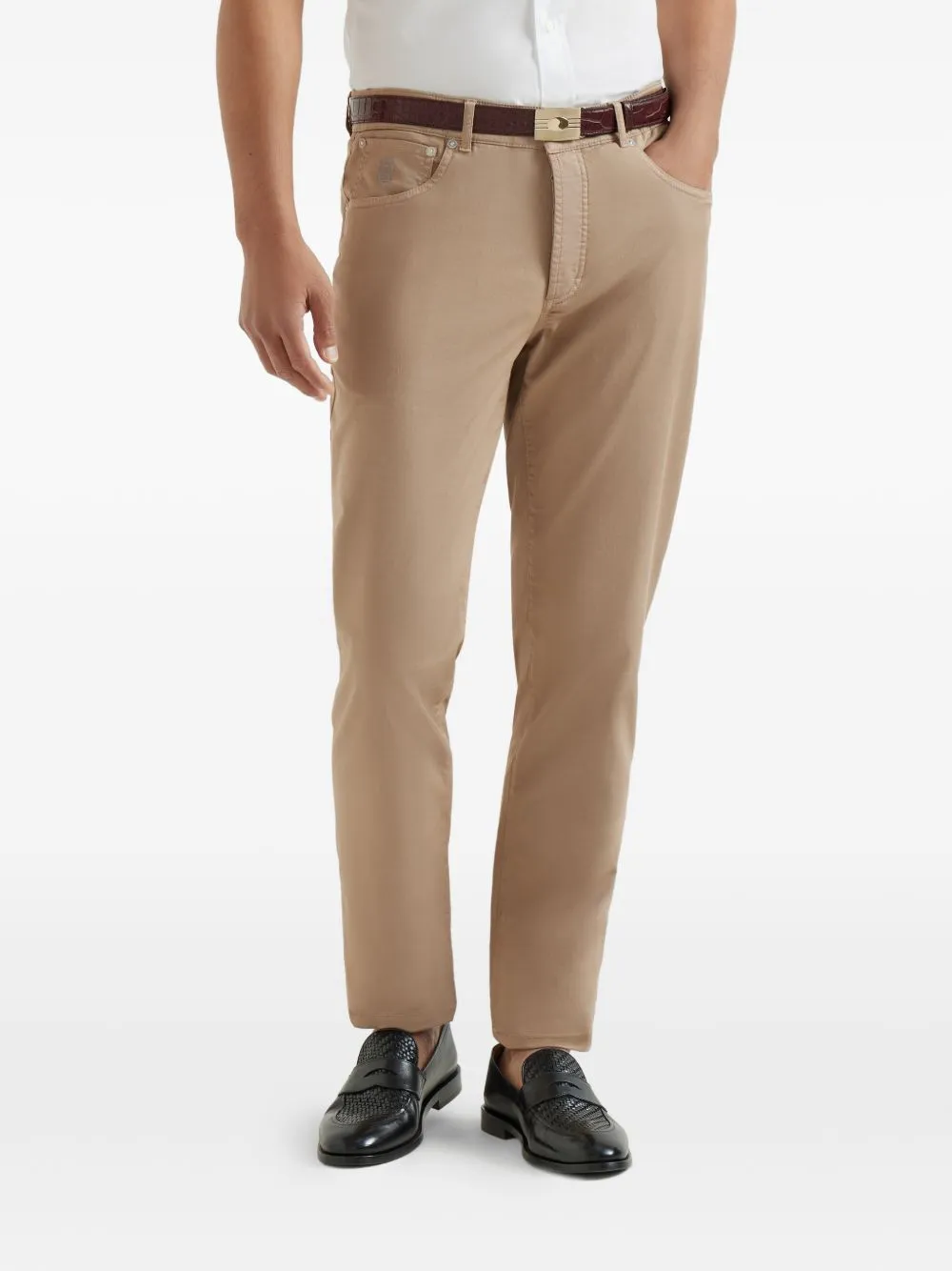Cotton Slim Trousers sold by Wanan Luxury product image thumbnail 4