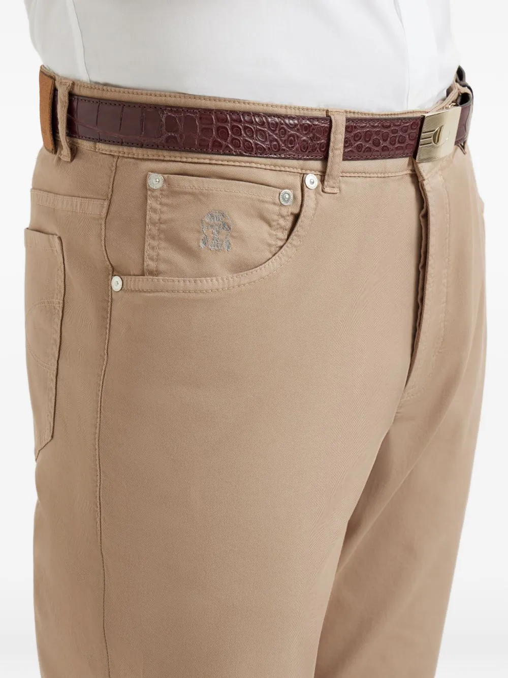 Cotton Slim Trousers sold by Wanan Luxury product image thumbnail 2
