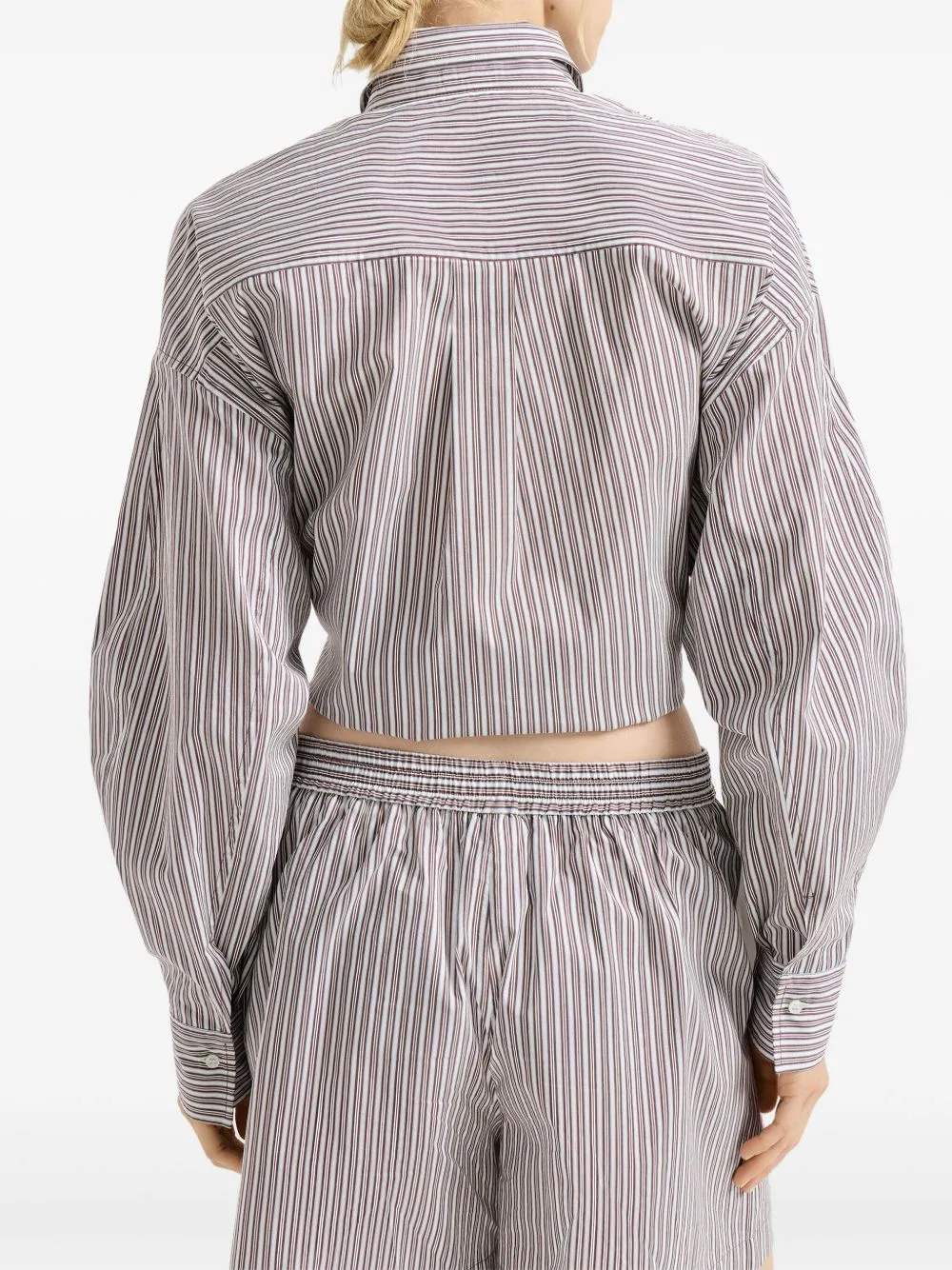 Striped Cotton Shirt sold by Wanan Luxury product image thumbnail 5