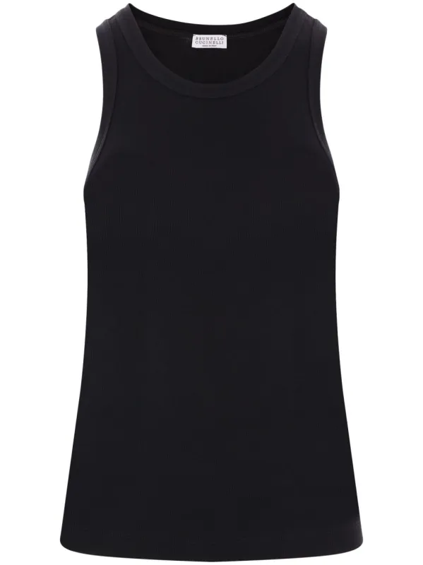 Cotton Tank Top made by Brunello Cucinelli