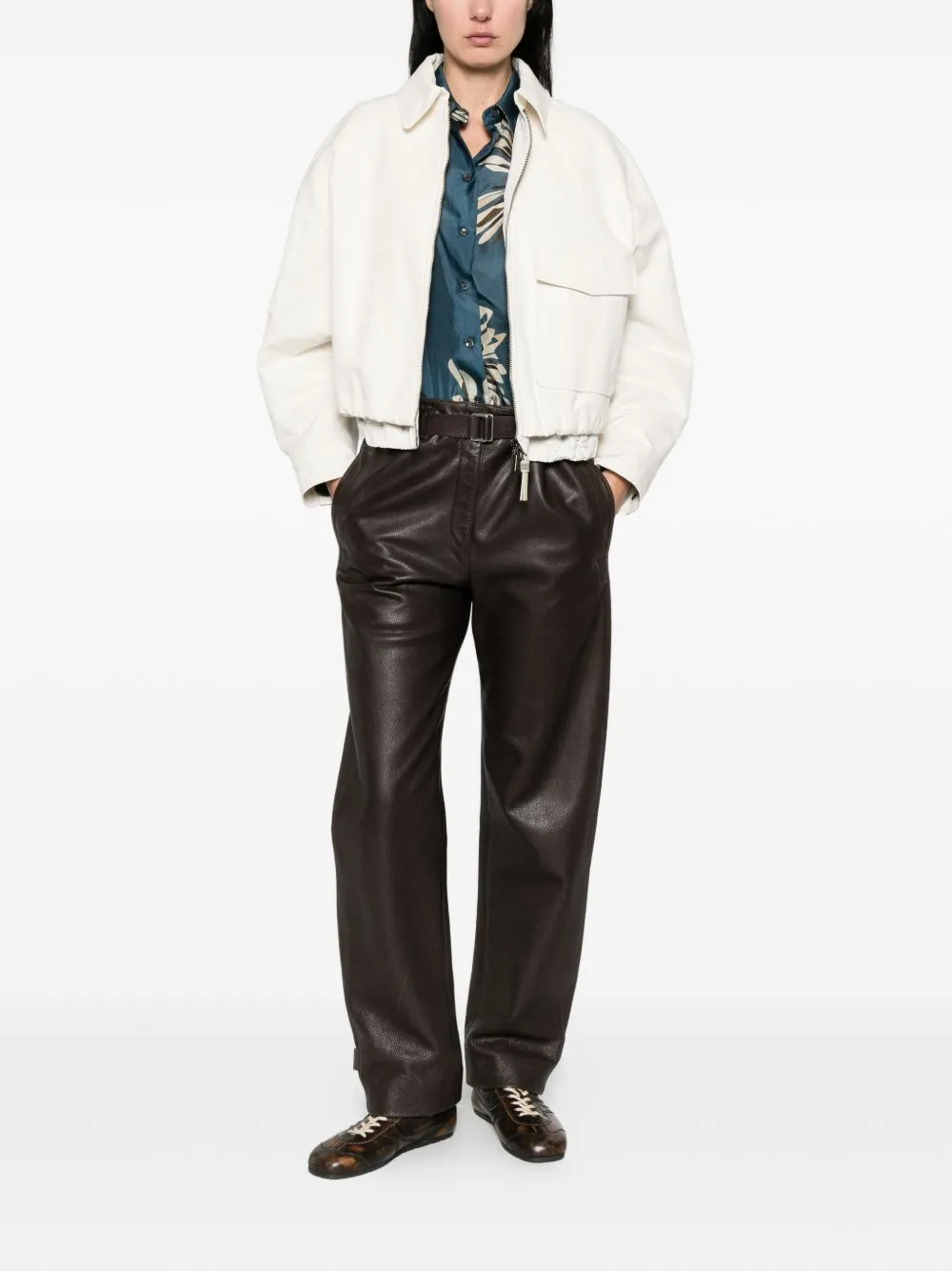 Cotton Blend Blouson Jacket sold by Wanan Luxury product image thumbnail 2