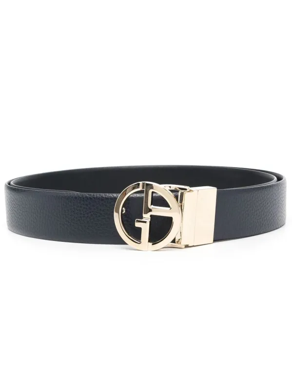 Leather Reversible Belt made by Giorgio Armani