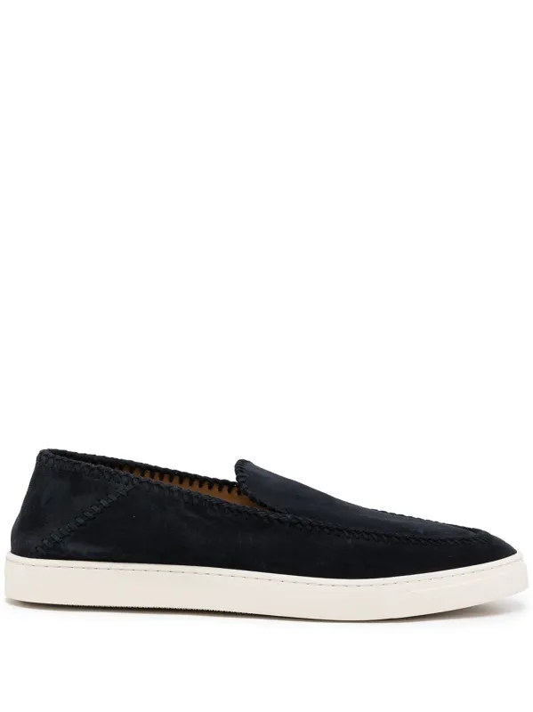 Leather Slip-On Sneakers made by Giorgio Armani
