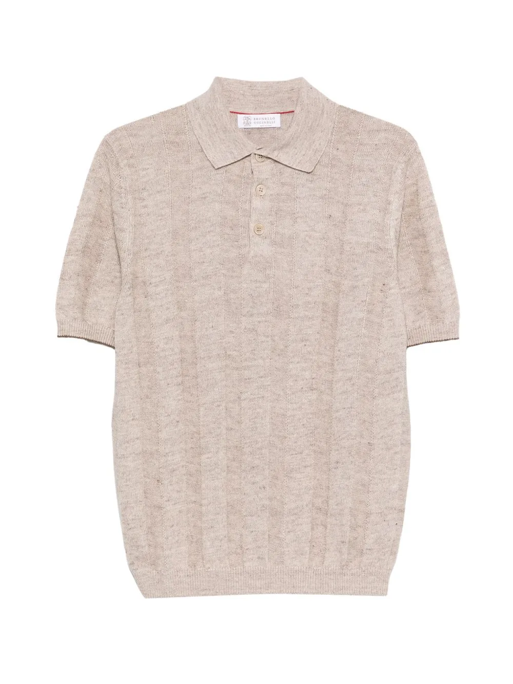 Linen And Cotton Blend Polo Shirt sold by Wanan Luxury