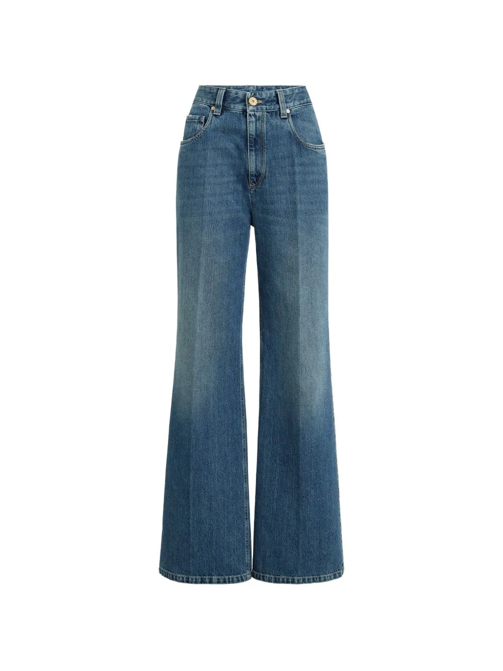 Flared-Leg Denim Jeans sold by Wanan Luxury