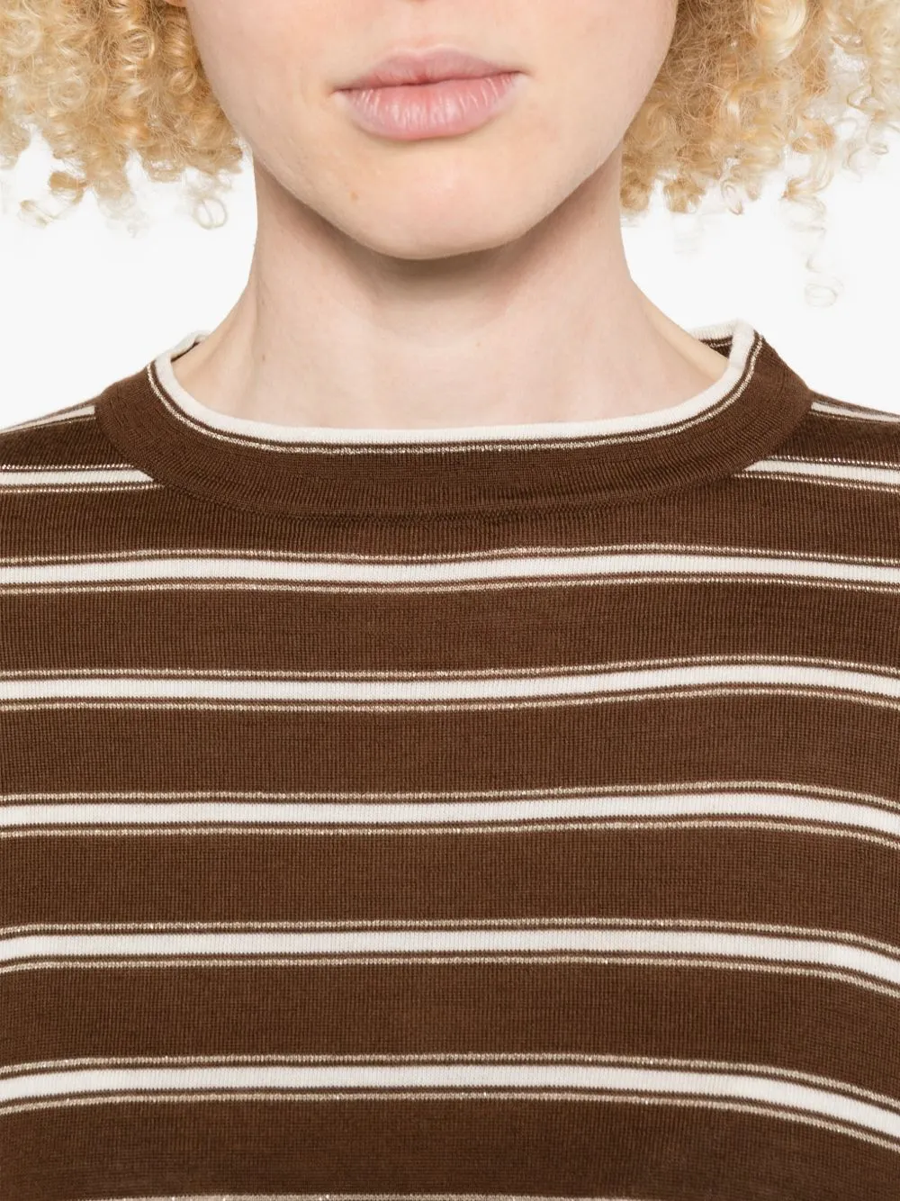 Striped Wool Sweater sold by Wanan Luxury product image thumbnail 5