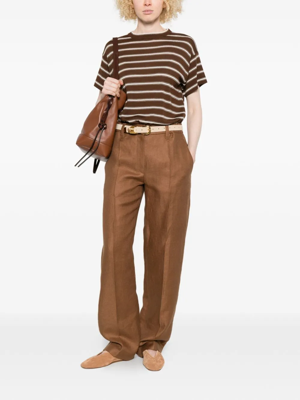 Striped Wool Sweater sold by Wanan Luxury product image thumbnail 3