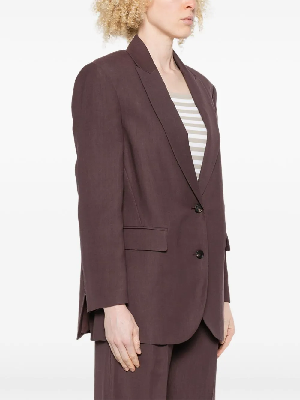 Single-Breasted Blazer Jacket sold by Wanan Luxury product image thumbnail 5