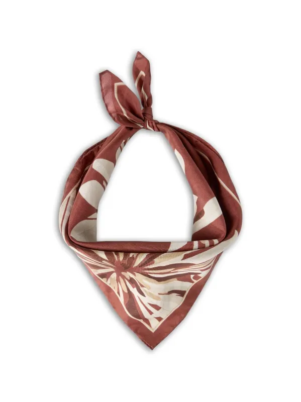 Printed Silk Foulard made by Brunello Cucinelli