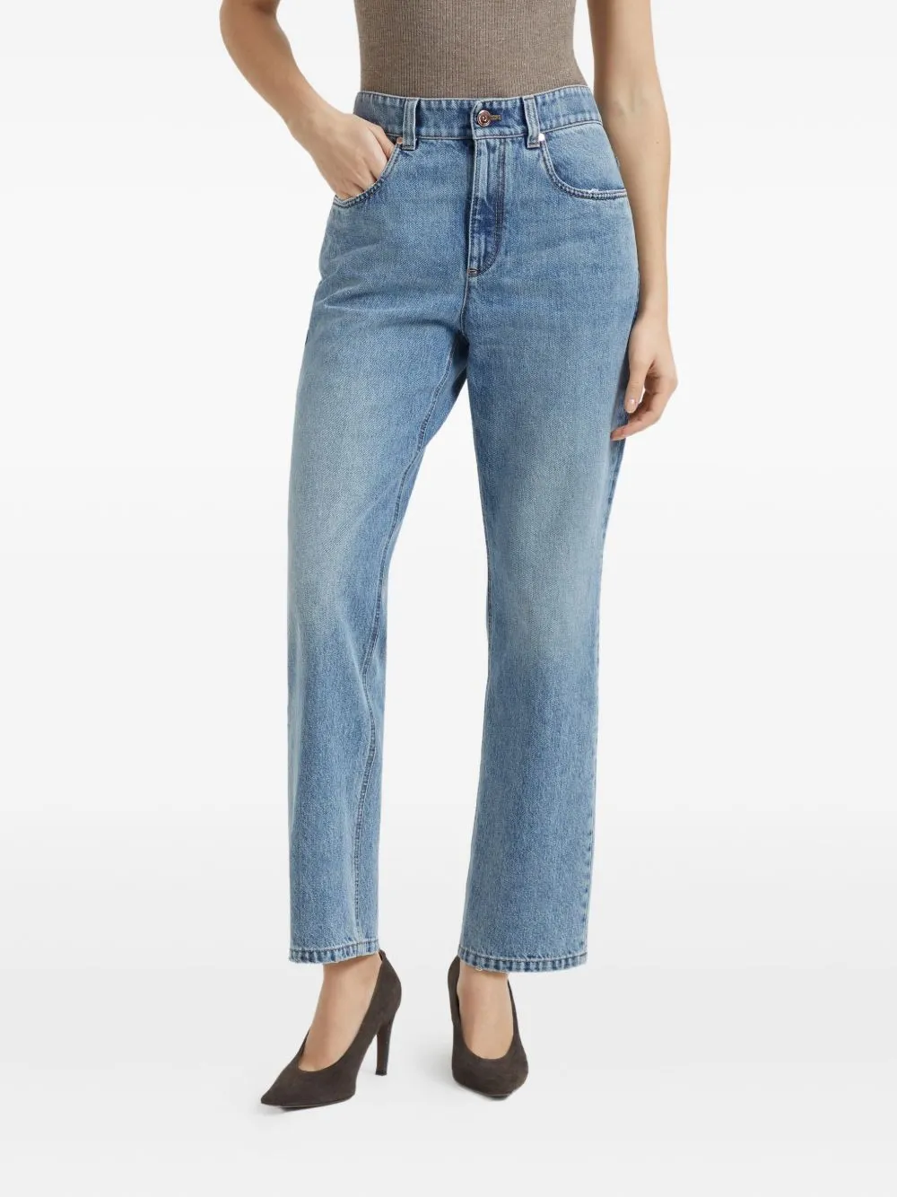 Denim Cotton Jeans sold by Wanan Luxury product image thumbnail 3