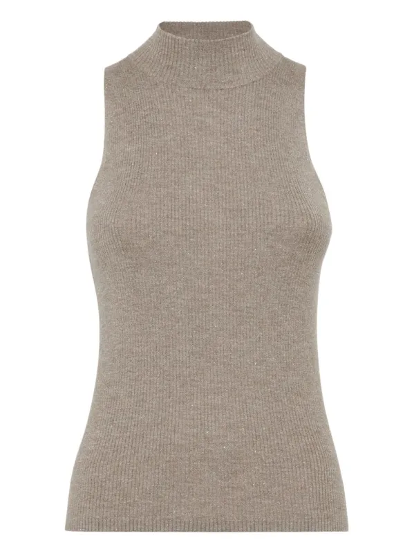 Cashmere Blend Tank Top made by Brunello Cucinelli