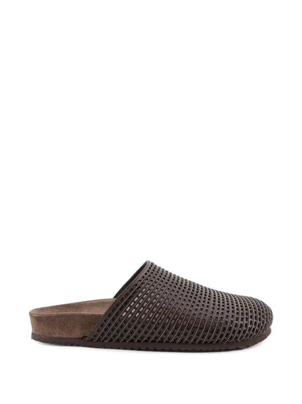 Leahter Slippers made by Brunello Cucinelli