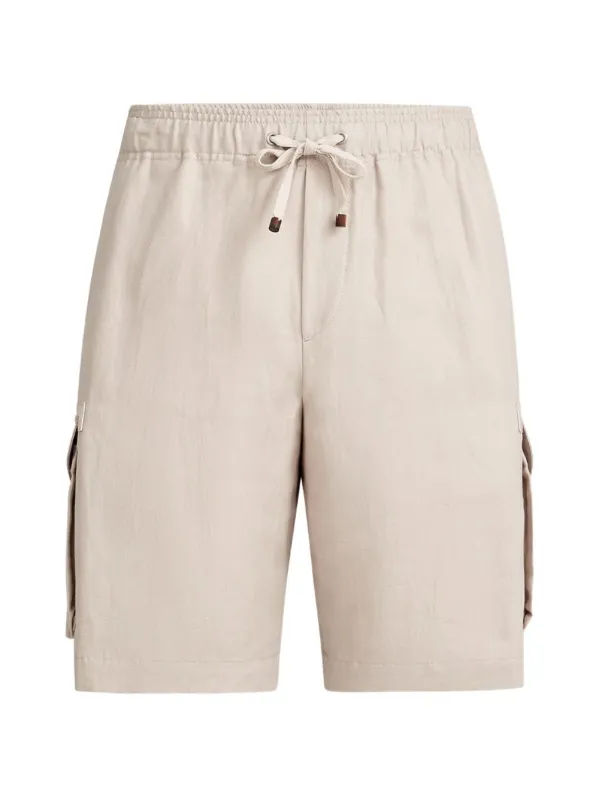 Linen Cargo Shorts made by Brunello Cucinelli