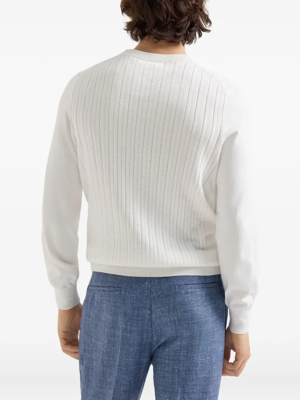 Cotton Crewneck Sweater sold by Wanan Luxury product image thumbnail 5