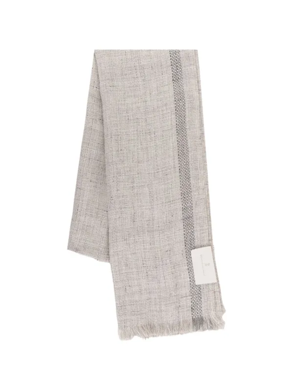 Line Scarf made by Brunello Cucinelli