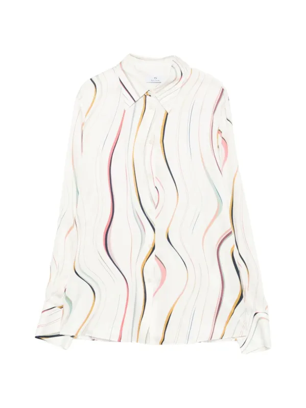 Swirl Print Shirt made by Paul Smith