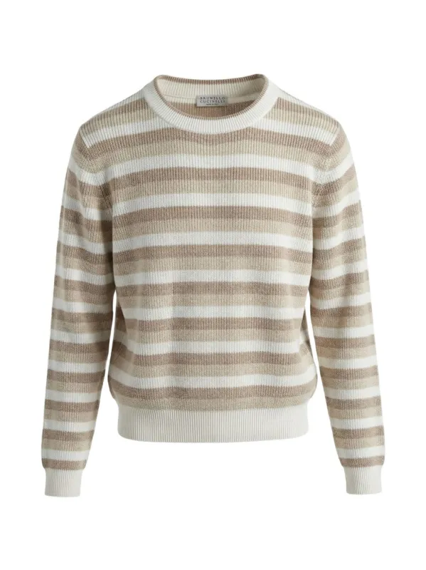 Cotton Crewneck Sweater made by Brunello Cucinelli