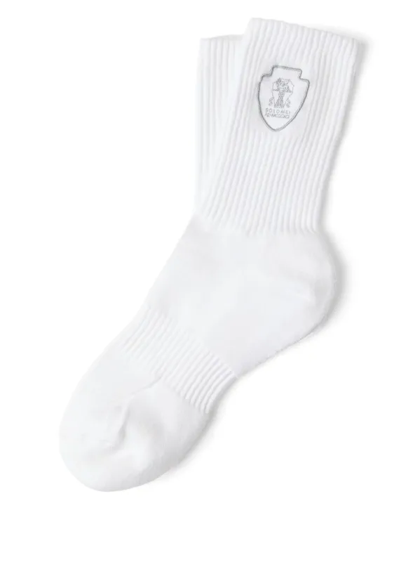 Logo Cotton Socks made by Brunello Cucinelli