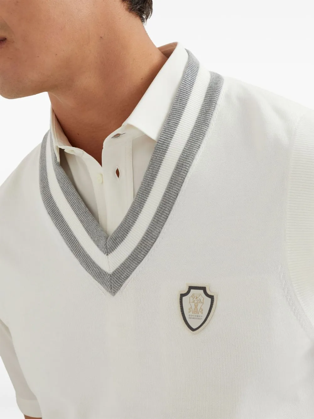 Logo Cotton Vest sold by Wanan Luxury product image thumbnail 4