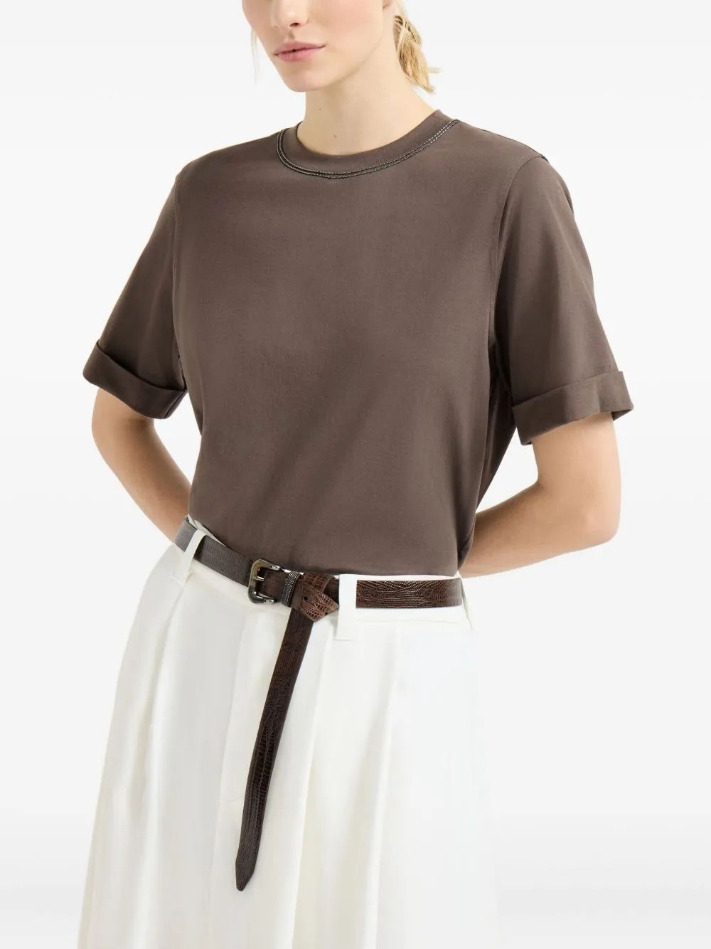 Cotton T-Shirt sold by Wanan Luxury product image thumbnail 3