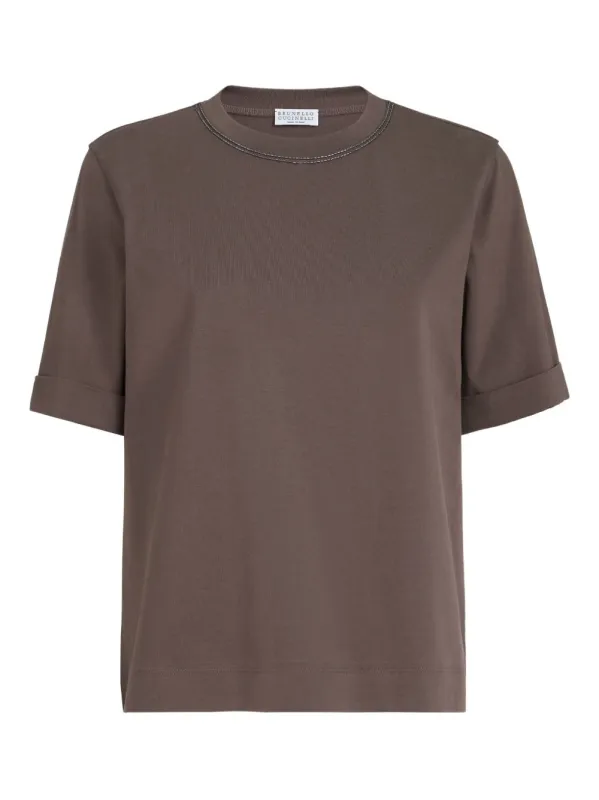 Cotton T-Shirt made by Brunello Cucinelli