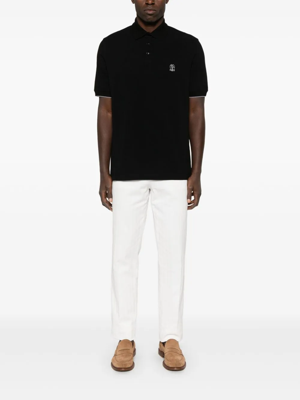 Logo Cotton Polo Shirt sold by Wanan Luxury product image thumbnail 3
