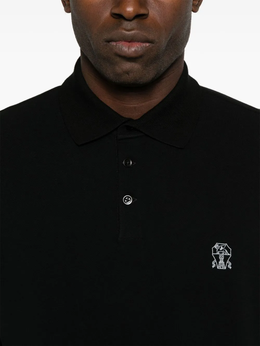 Logo Cotton Polo Shirt sold by Wanan Luxury product image thumbnail 4