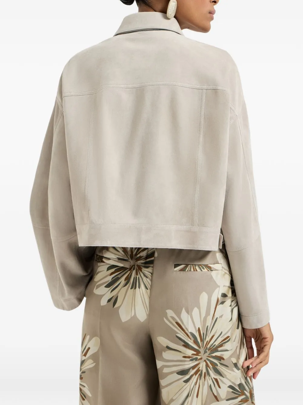 Suede Leather Jacket sold by Wanan Luxury product image thumbnail 2