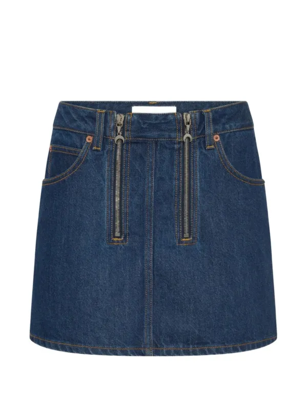 Denim Mini Skirt made by Marine Serre