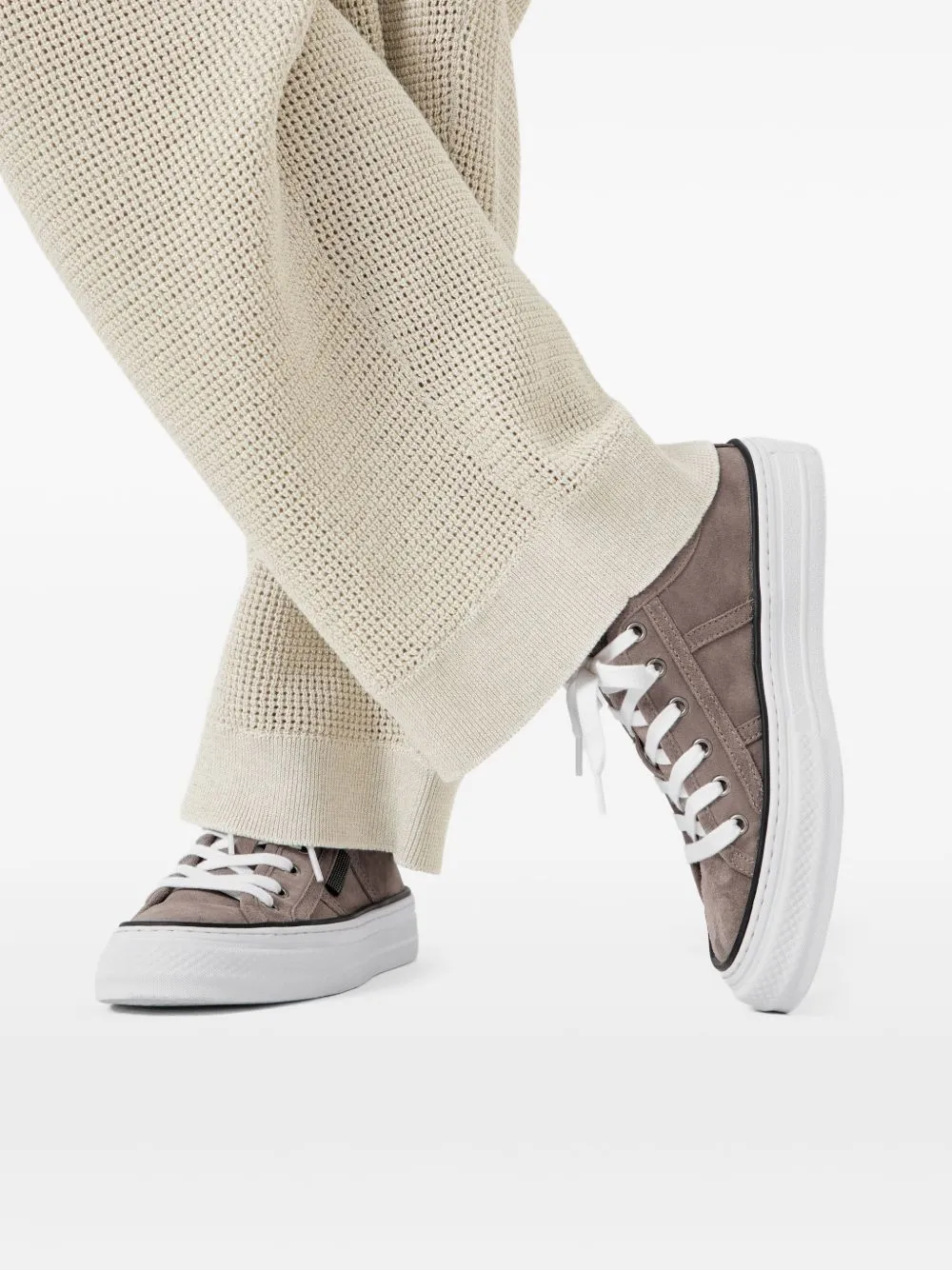 Suede Leather Sneakers sold by Wanan Luxury product image thumbnail 5