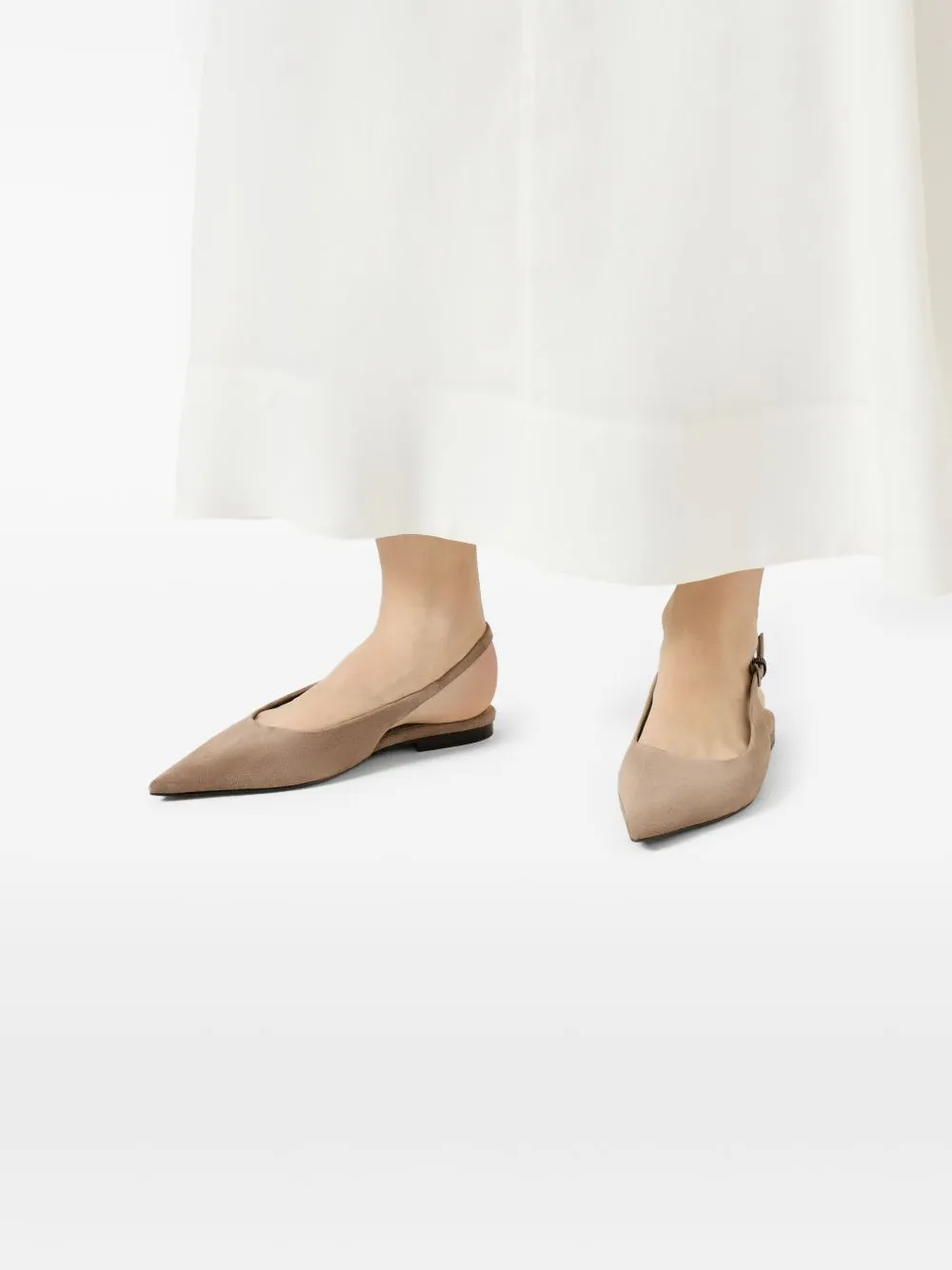 Leather Slingback Ballets sold by Wanan Luxury product image thumbnail 5