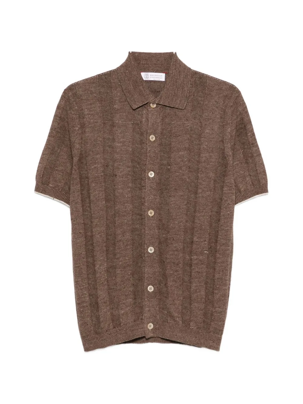 Linen And Cotton Blend Cardigan sold by Wanan Luxury